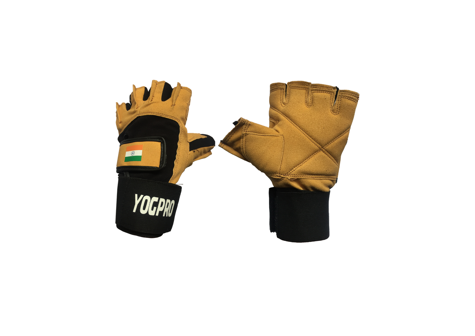Hand Gym Gloves - Yogpro Pro-Wrap (XL) Leather