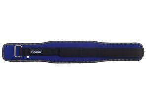 YOGPRO Unisex 5’’ inch Wide Nylon Eva Waist Support Belt (Blue)